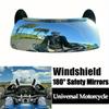 Motorcycle Windscreen 180 Degree Blind Spot Mirror Wide Angle Rearview Mirrors Small Rear View Mirror For BMW Yamaha Honda