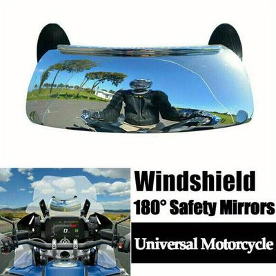 Motorcycle Windscreen 180 Degree Blind Spot Mirror Wide Angle Rearview Mirrors Small Rear View Mirror For BMW Yamaha Honda