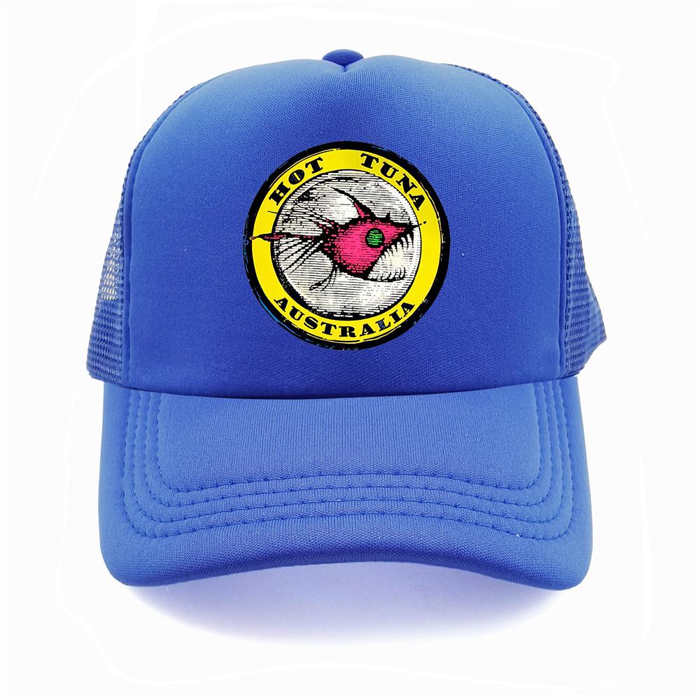 Hot Tuna Surf Trucker Cap Unisex Funny Surfer Beach Hat Baseball Cap Cool Summer Unisex Mesh Net Caps