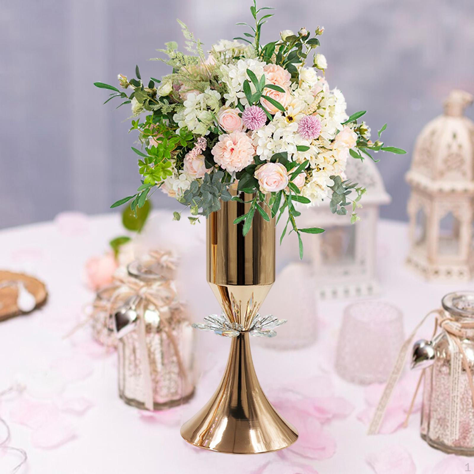 

Elegant Decorative Vase Flower Containing Flowers Floral Arrangement 10x40x17cm