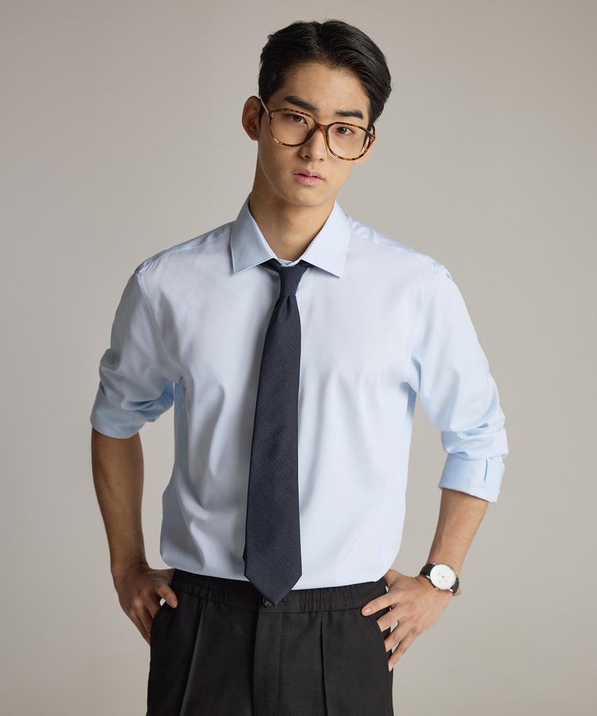 STCO Gentlemens Philosophy Tencel Fluid Shirt Blue_Jdsxz03Csl
