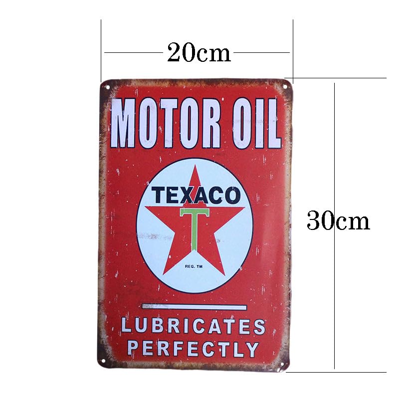 EDEN Retro American Tin Sign 5 Piece Set 20x30cm Garage Antique Goods Store Interior Decoration