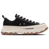 Converse All Star Trekwave Round-toe Lace-up Low-Top Canvas Shoes Unisex Black & White