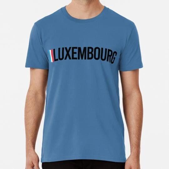 Luxembourg Minimal Design Collection Size S to 5XL Made in the USA T-Shirt XL