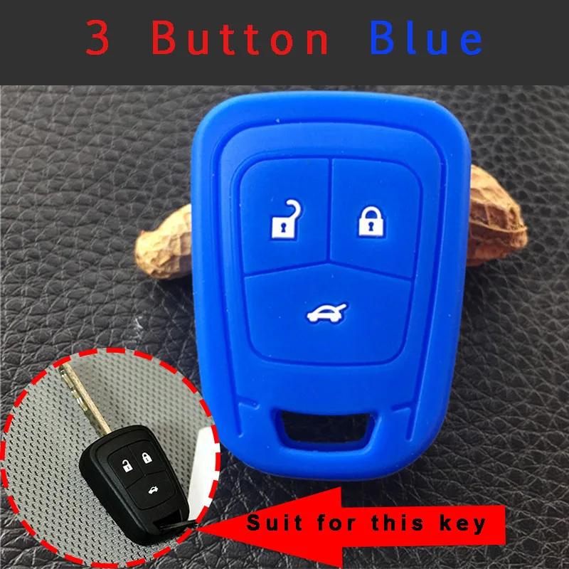 Car Silicone Remote Key Cover Case Fob Shell For Chevrolet Aveo Onix Volt Spark Orlando Trax Camaro Equinox Impala Sonic Cruze