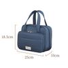 High Capacity Partition Travel Cosmetic Bag Portable Toiletry Organizer Handheld Wash Bag