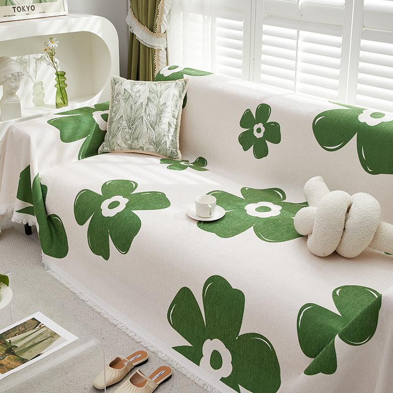 Chenille Sofabezug Stoff Herbst und Winter Neu Einteilig Verdickt Hochentwickelt Rutschfest Überzogen Universal Sofa Handtuch