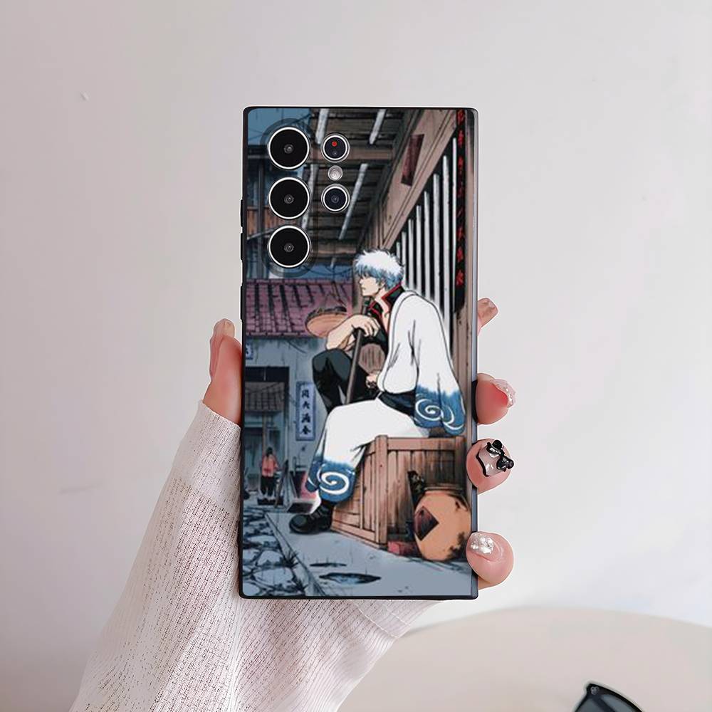 Anime gintoki gintama Phone Case for Samsung S series s21 s22 s23 s24 s25 FE Plus Ultra TPU Soft to Skin-friendly case