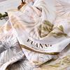 FUANNA 100% Tussah Silk Printed Summer Quilt