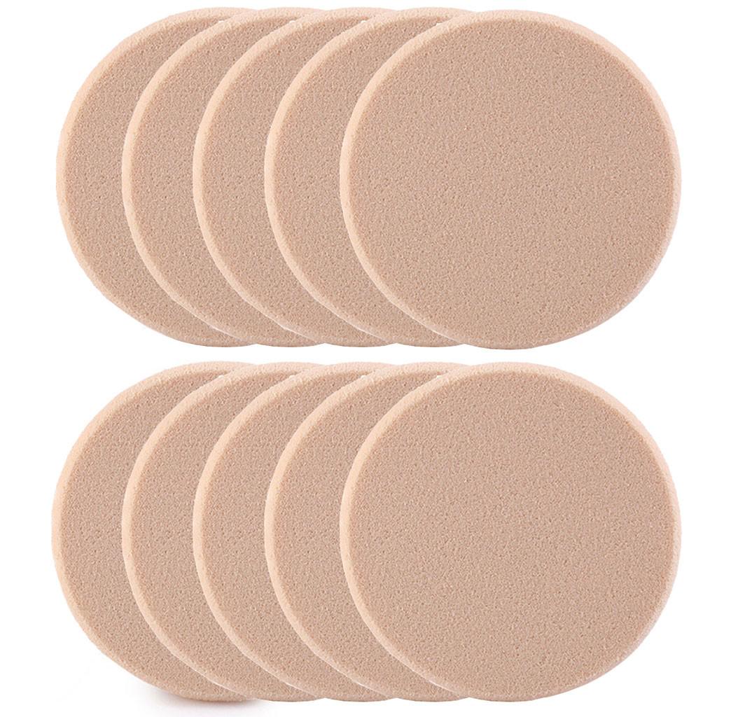 

10Шт Макияж Тональный крем Губка Блендер Пудра Гладкий Пудра