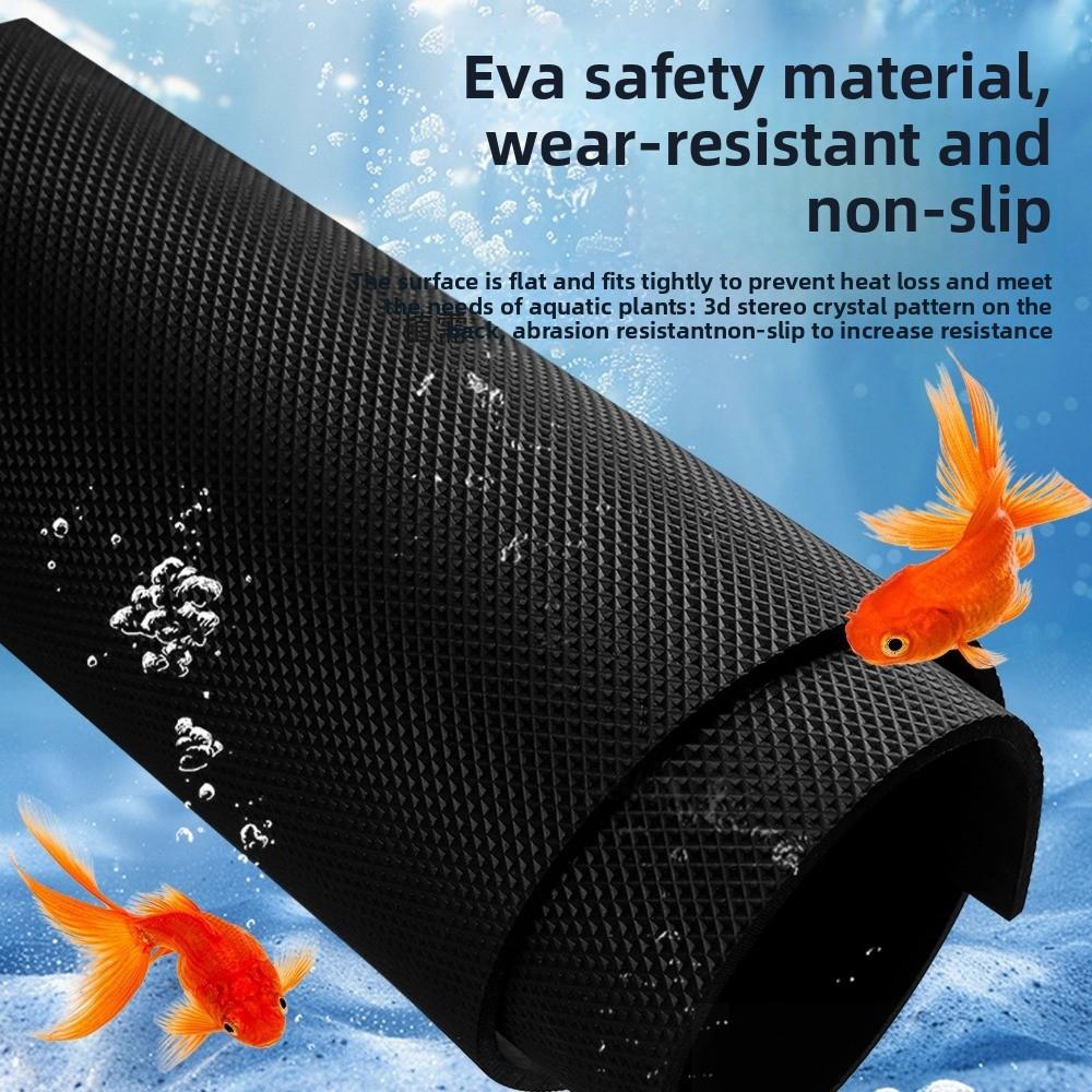 Neue 6 mm verdickte Aquarium-Bodenmatte Stoßdämpfende, explosionsgeschützte Aquarium-Schutzmatte Hochdichte EVA-Aquariummatte