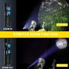 Superhelle LED-Taschenlampe, wiederaufladbar, Typ C, 9000 mAh, XPH90 COB-Taschenlampe mit Digitalanzeige für den Außenbereich