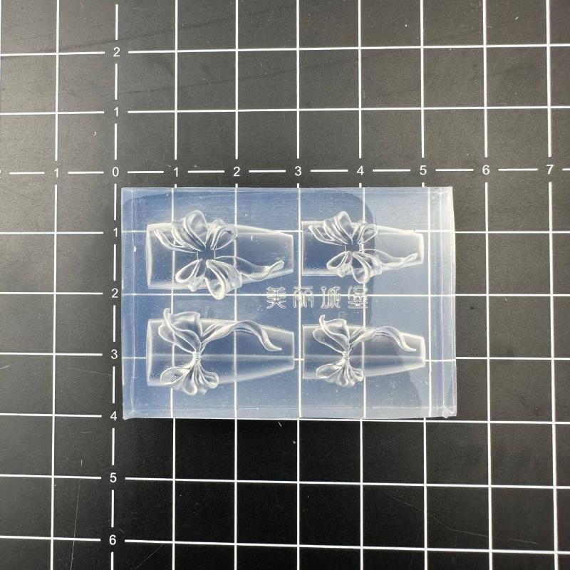 Cream Punk Rabbit Ribbon Mold Falcon Peacock Love Birds 3D Acrylic Mold Nail Art Decorations Nails Diy Silicone Nails Mold