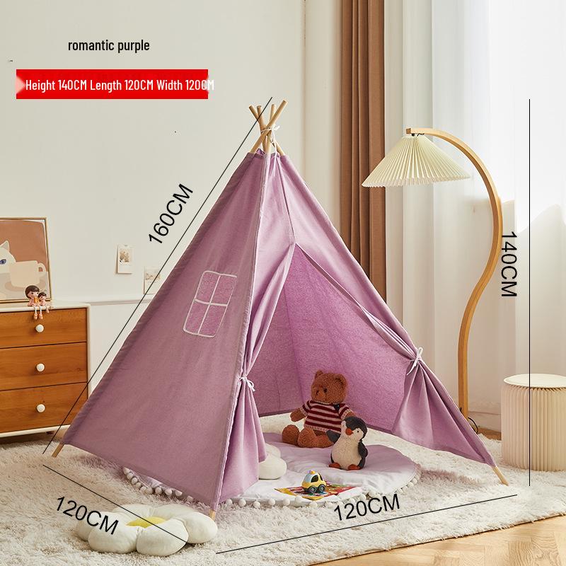 Children's Indoor Tent: Princess & Indian Playhouse for Kids
