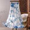 Yunnan Handmade Summer Korean-Style Women's Irregular Slimming Cotton Skirt