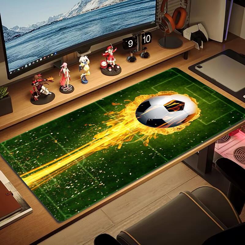 Soccer Color Mouse Pad Large Gaming Table Cushion Non-slip Laptop Tablet Big Mousepad XXL Mat Mini PC Playmat With Lock Edge