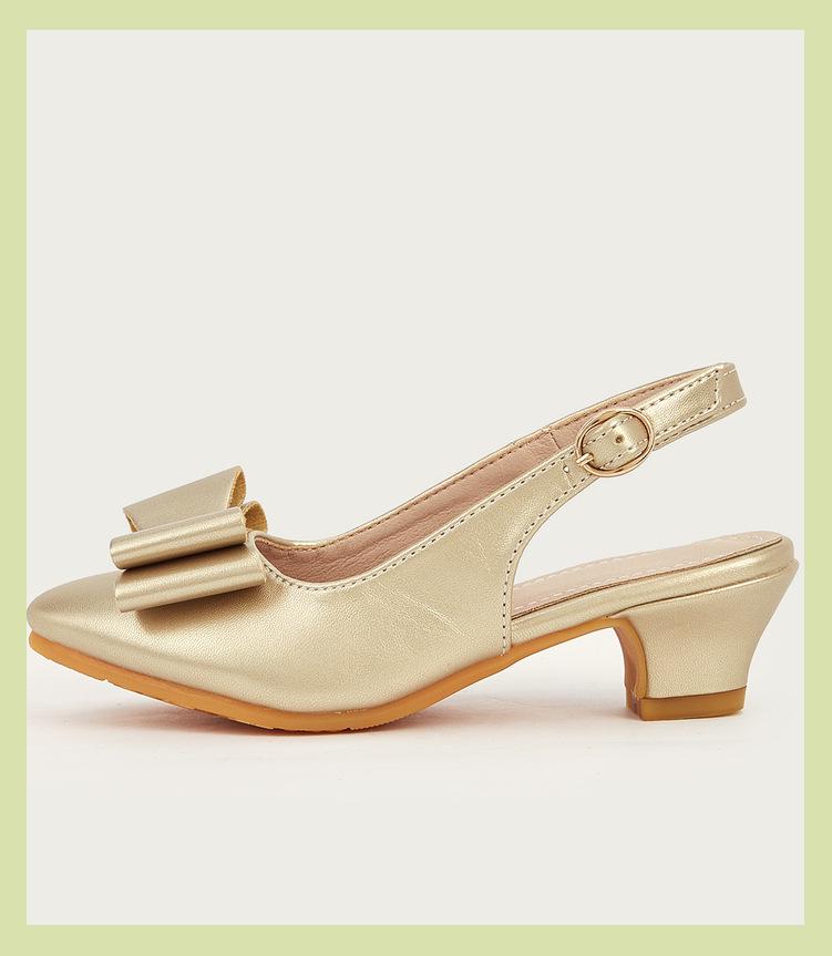 2025 Winter Girls' Versatile Fashion Shoes: High Heel and Bow Flats