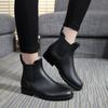 New Chelsea Fashion Rain Shoes Women's Short Tube Rain Boots Anti Slip Low Top Water Shoes Garden Waterproof Rubber Shoes