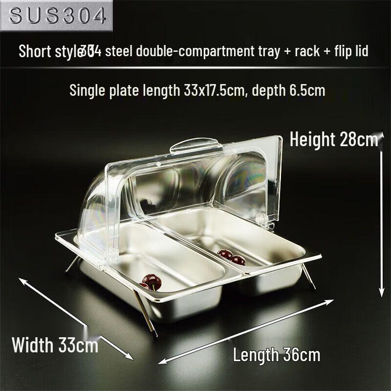 Stainless Steel Buffet Display Rack