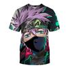 New Naruto 3D Digital Printed T-shirt Short Sleeved Men's  Clothing T-shirt