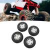 4PCS RC Crawler Tires 1.9 Inch Rubber   RC Tire with Plastic Wheel   for   1Celsius10 Remote Control Cars