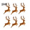 Damage Free Wall Decor Christmas Reindeer Light, Wooden LED Silhouette with Warm Backlight, Seasonal Entryway Accent Battery Operated Lighted Festive