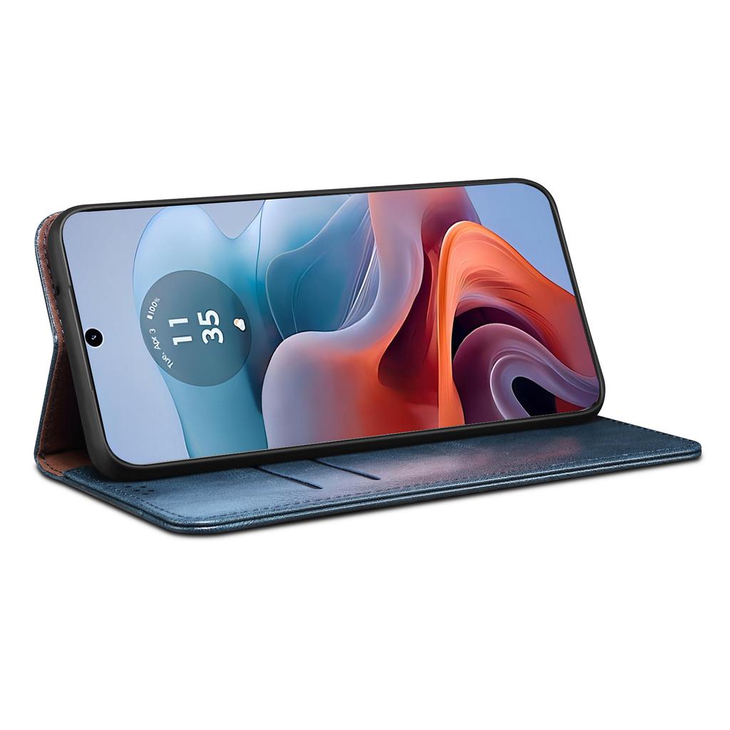 For Motorola Edge 50 Neo 5G/Moto S50 5G/Thinkphone 25 5G Case Crazy Horse Texture Waxy Leather Wallet Stand Cover