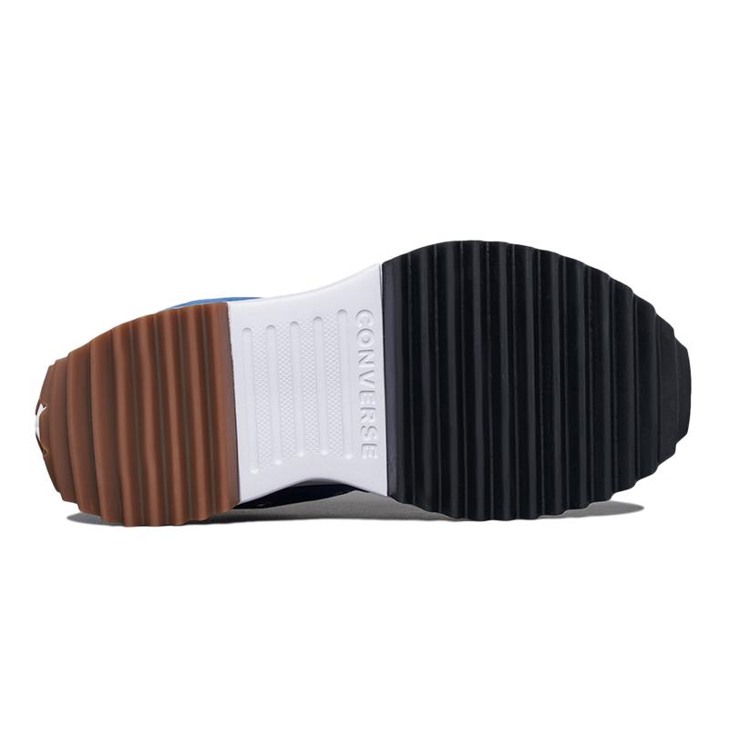 Converse Run Star Hike Trendy Versatile High-Top Espadrilles Unisex Blue