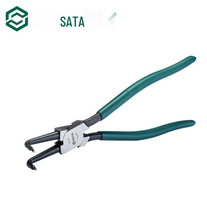 SATA German Curved Internal Circlip Pliers
