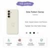 For Samsung Galaxy A36 5G Case White Love Pattern Printing Straight Edge TPU Phone Back Cover