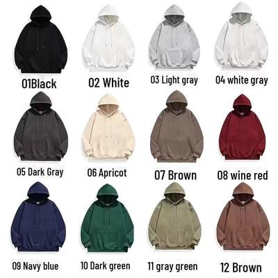 Unisex Casual Hooded Sweatshirts: High-Quality Chinese Cotton Pullover for Autumn & Winter, Available In Multiple Colors