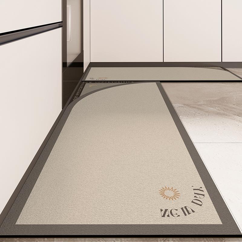 Pvc Carpet for Kitchen Floor Mat Waterproof Home Decoration Rug Oil-proof Anti-slip Long Foot Mats Alfombra Vinilicas Cocina