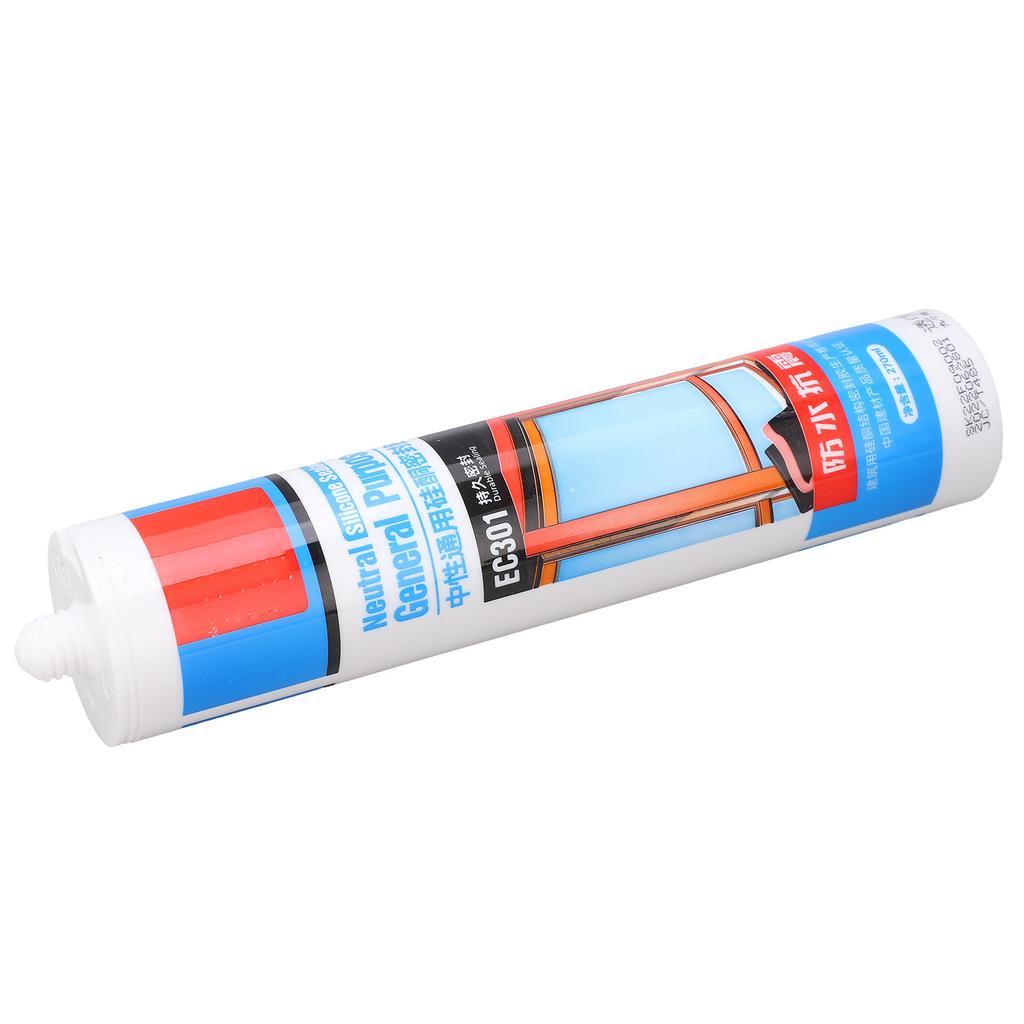 Silicone Sealant Waterproof Shock Resistant Transparent Glass Glue for Decoration 270ml