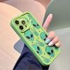 Green Alien Cartoon Phone Case Suitable for iPhone 17 16 15 14 13 12 11 Pro/Max/Plus Anti Drop and Shockproof Back Cover