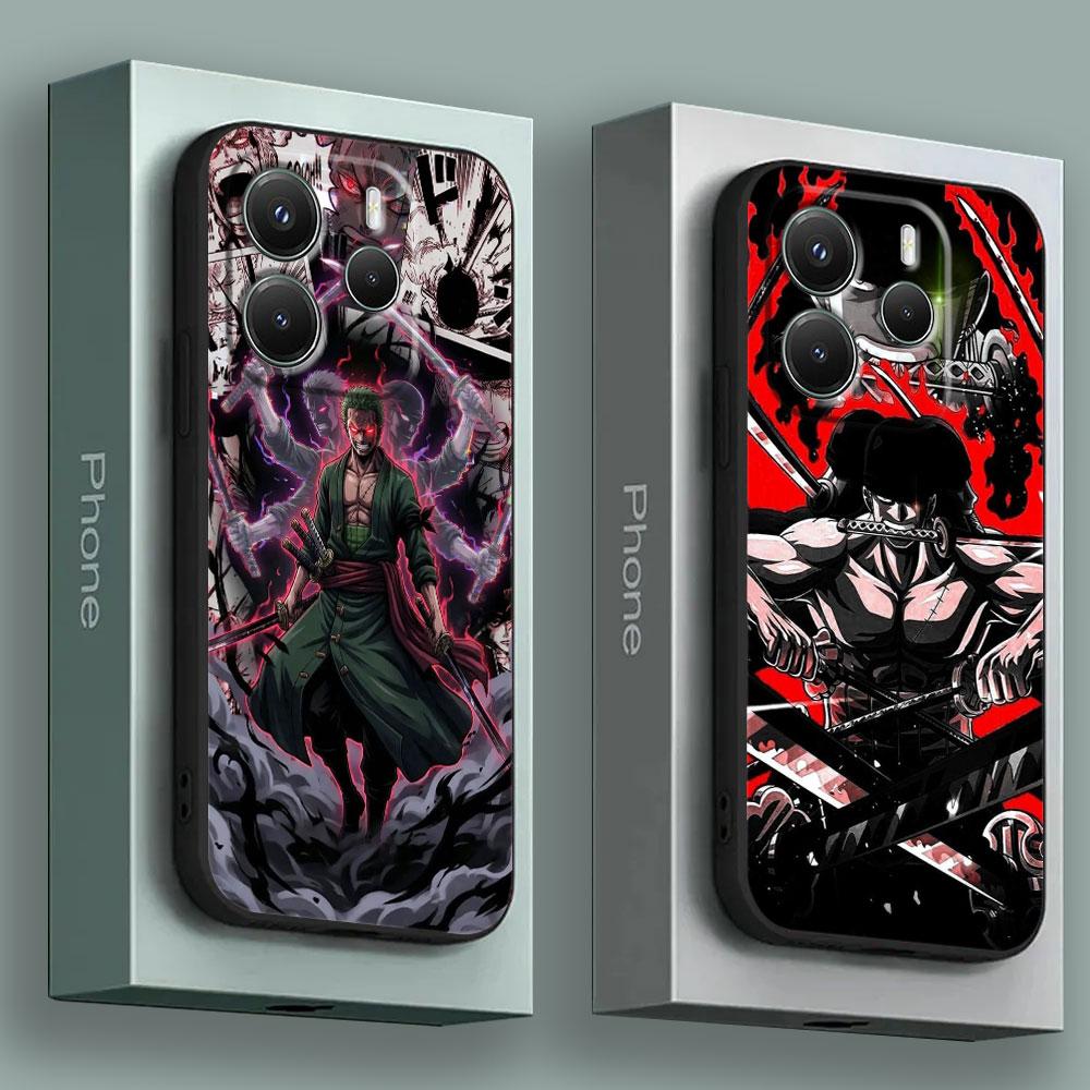 Soft Case For Xiaomi Redmi Note 15 14 13 12 11 10 Pro Plus 5G For Redmi 15C 15 14C 13C Phone Cases Cover Anime Ones P-Piece Zoro