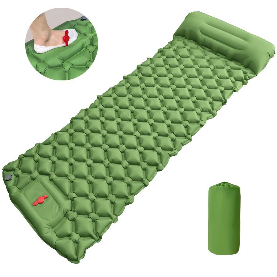 LT-88 Foot Pump Inflatable Ultra-light TPU Sleeping Pad for Camping & Outdoors