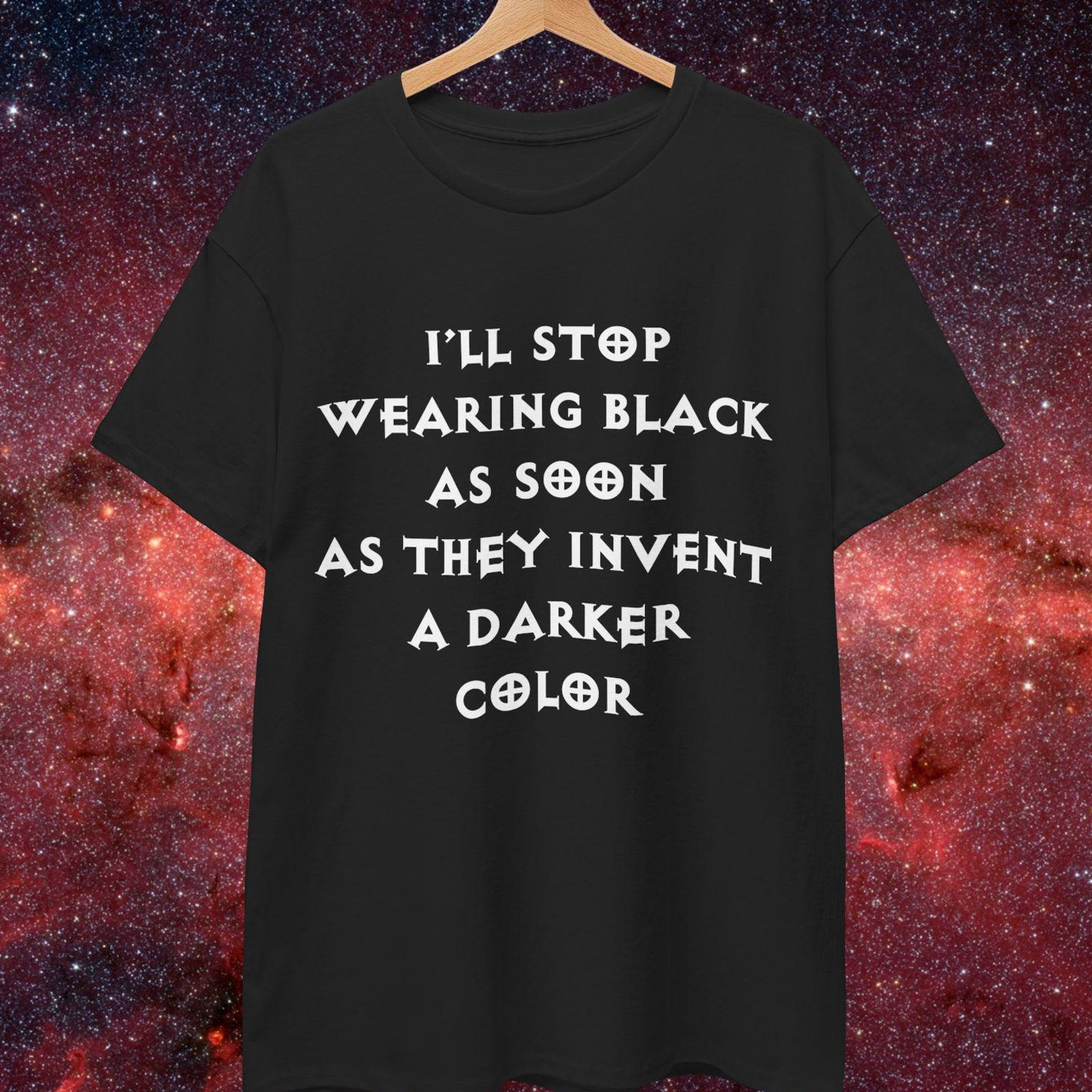 Goth Clothes, Emo Shirt, Black Shirt, All Black, Wednesday T shirt XL