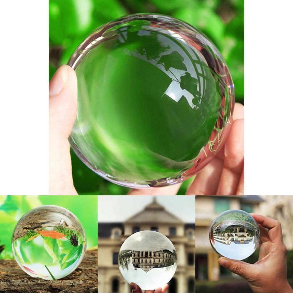 Premium Quality Glass Clear Crystal Ball 40mm And 60mm For Stunning Photography Props
