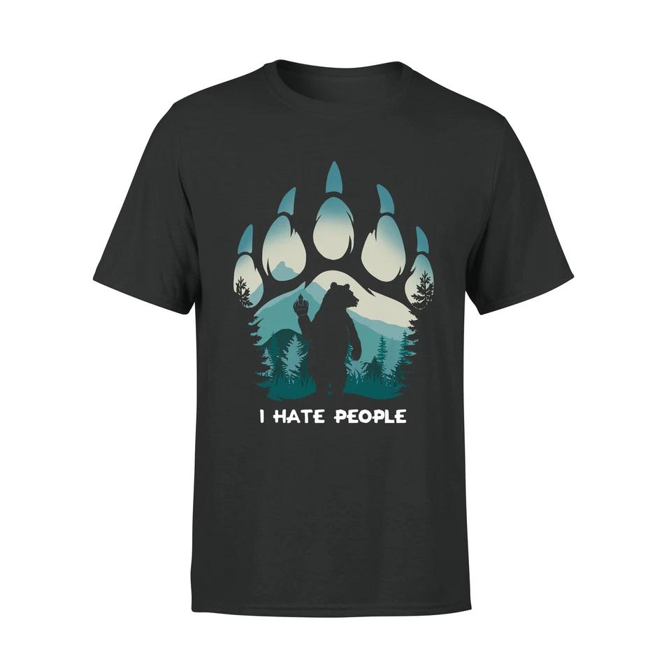 I Hate People Funny Antisocial Mens T shirts Unisex Tee Top 5 S