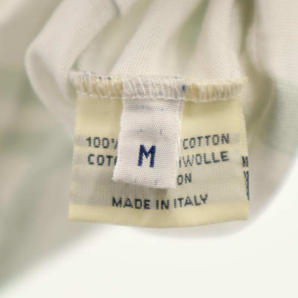 HERMES made in Italy Long sleeve V neck Cut M white Women Used