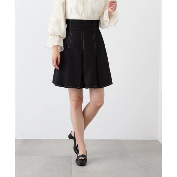Jill by Jill Stuart Women's Tweed Casual Pants, High-Waisted Tucked Mini Skirt