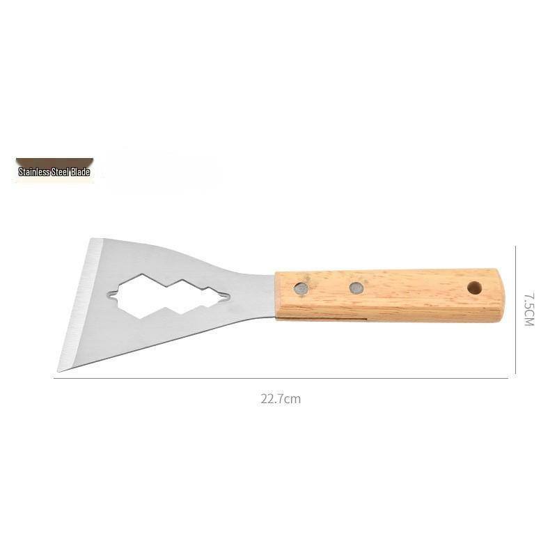 Heavy Duty Stainless Steel Multifunctional Scraper & Cleaning Putty Knife for Cement and Decoration