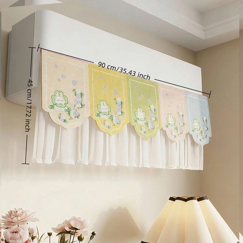 Anti-Direct Blowing AC Wind Deflector Curtain Self-Adhesive Air Outlet Cover  Bedroom