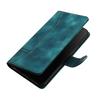 L002 For iPhone 12/12 Pro 6.1 Inch Retro Lines Imprinted Phone Cover Leather Stand Wallet Case