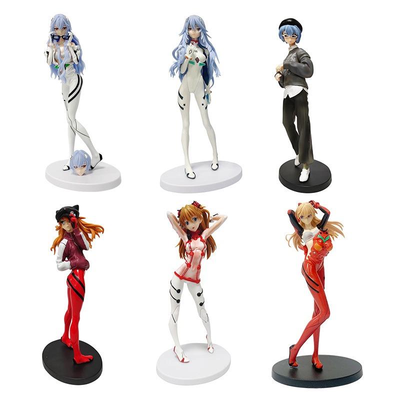 Neon Cute Genesis Classic Evangelion Anime Theatrical Final Version Figure Model Collectible Statue Desktop Decoration Gift