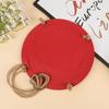 Indoor And Outdoor Plant And Flower Multi-Level Tray Pu Leather Potted Plant Hanging Basket Hanging Tray