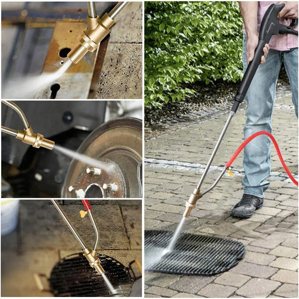 Pressure Washer SandBlasting Kit 5000PSl Sand Blaster Quick Disconnect Car Washer Equipment for Rust Removal Abrasive Cleaning