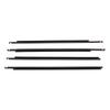 Artudatech 4PCS Door Glass Belt Outer Molding Weatherstrip For Toyota Prius 2004-2009 Car Accessories