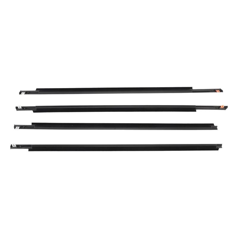 Artudatech 4PCS Door Glass Belt Outer Molding Weatherstrip For Toyota Prius 2004-2009 Car Accessories