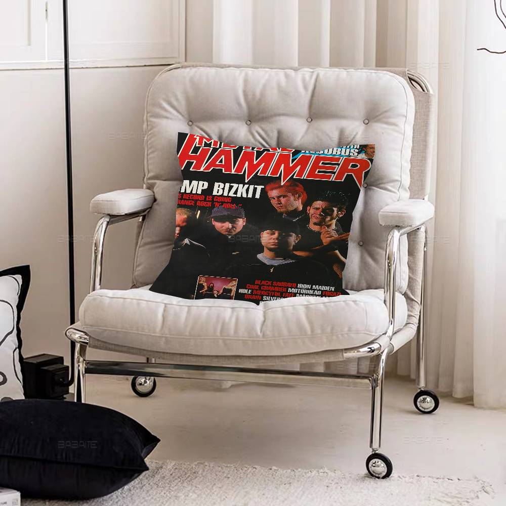 Rock Band L-Limp Bizkit Pillow Cover Design Cushion Cover Decor Holiday Decorati